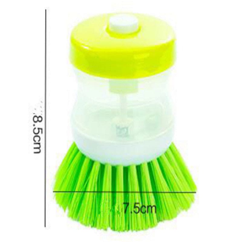 Soap Dispensing Palm Brush, Kitchen Cleaning Brush, Utensil Cleaner Soap Dispensing Palm Brush, Kitchen Cleaning Brush, Utensil Cleaner
